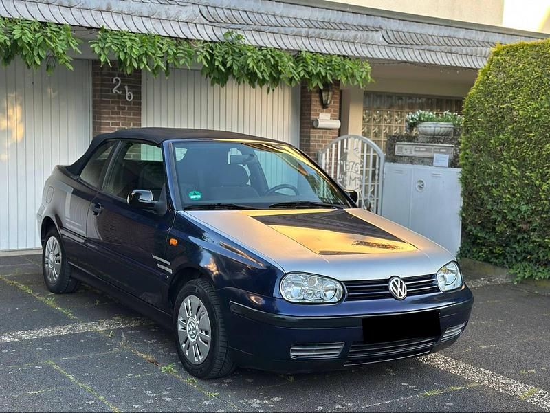 Blau Gebraucht 2000 VW Golf Cabriolet Karmann Cabrio | 1.950 € (Guter Preis) - Bild 1/4