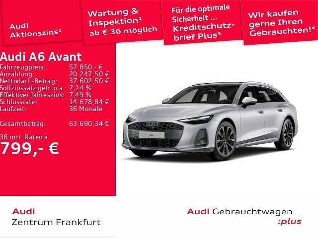 Gebraucht Audi A6 Advanced 204 PS (150 kW) 2025 Silber Kombi