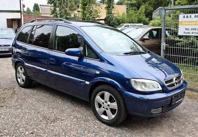 Blau Gebraucht 2005 Opel Zafira Edition Van / Kleinbus | 2.599 € (Guter Preis) - Bild 1/4