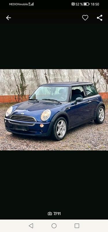 Gebraucht Mini ONE 90 PS (66 kW) 2005 Blau Kleinwagen