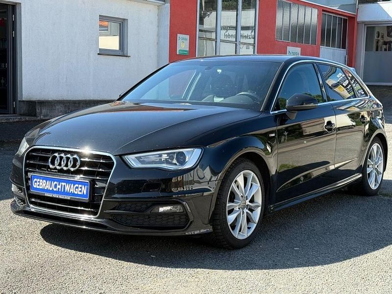 Schwarz Gebraucht 2014 Audi A3 Sportback S-Line Limousine | 9.999 € (Fairer Preis) - Bild 1/4