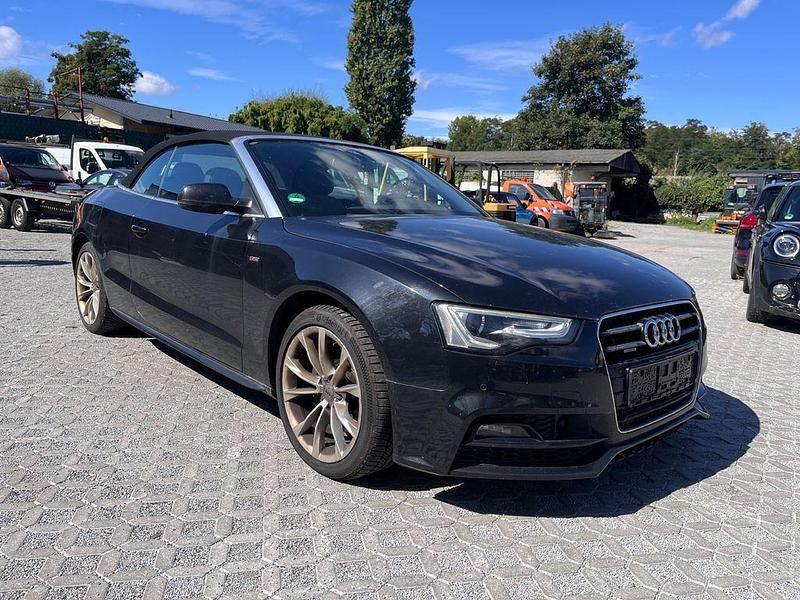 Schwarz Gebraucht 2015 Audi A5 Cabriolet S-Line Cabrio | 10.990 € (Guter Preis) - Bild 1/4