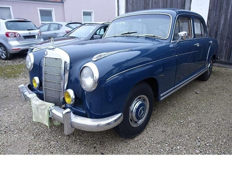 Blau Gebraucht 1957 Mercedes W180 Limousine | 21.950 € - Bild 1/4