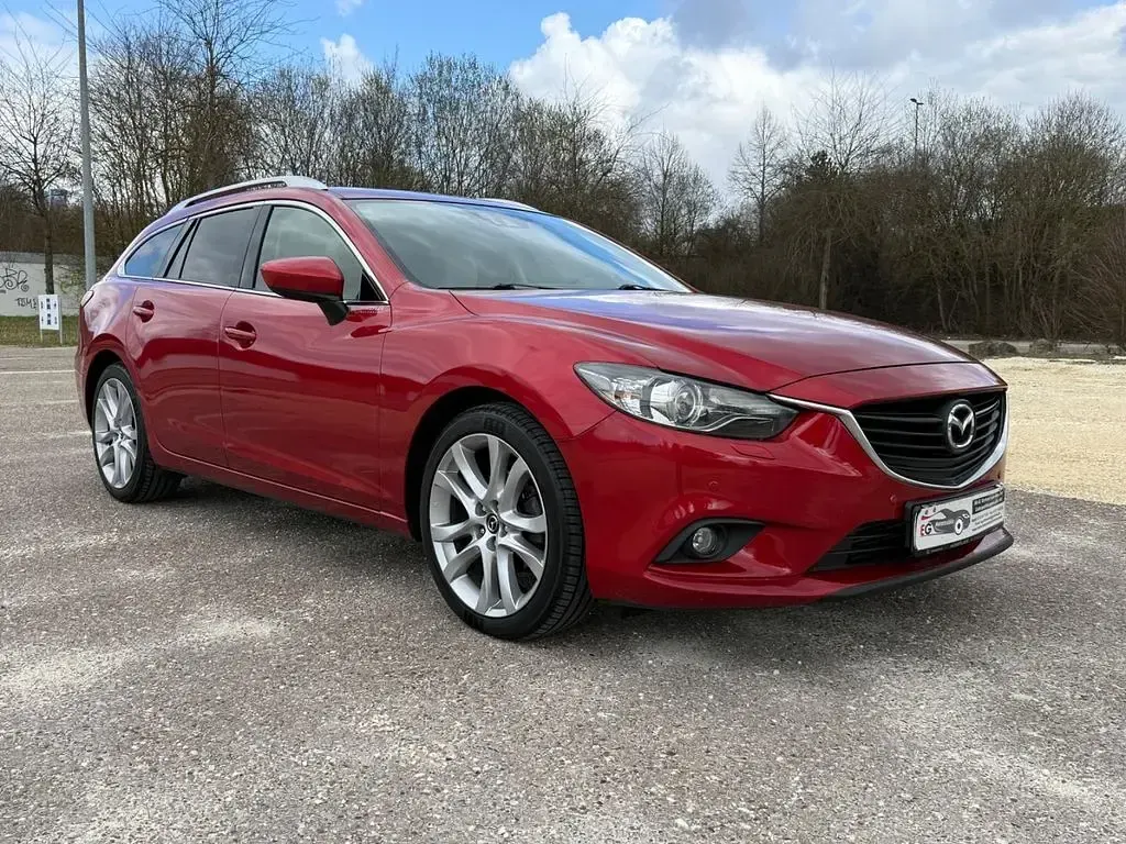 Gebraucht Mazda 6 Sports-Line 175 PS (128 kW) 2015 Rubinrot metallic Kombi