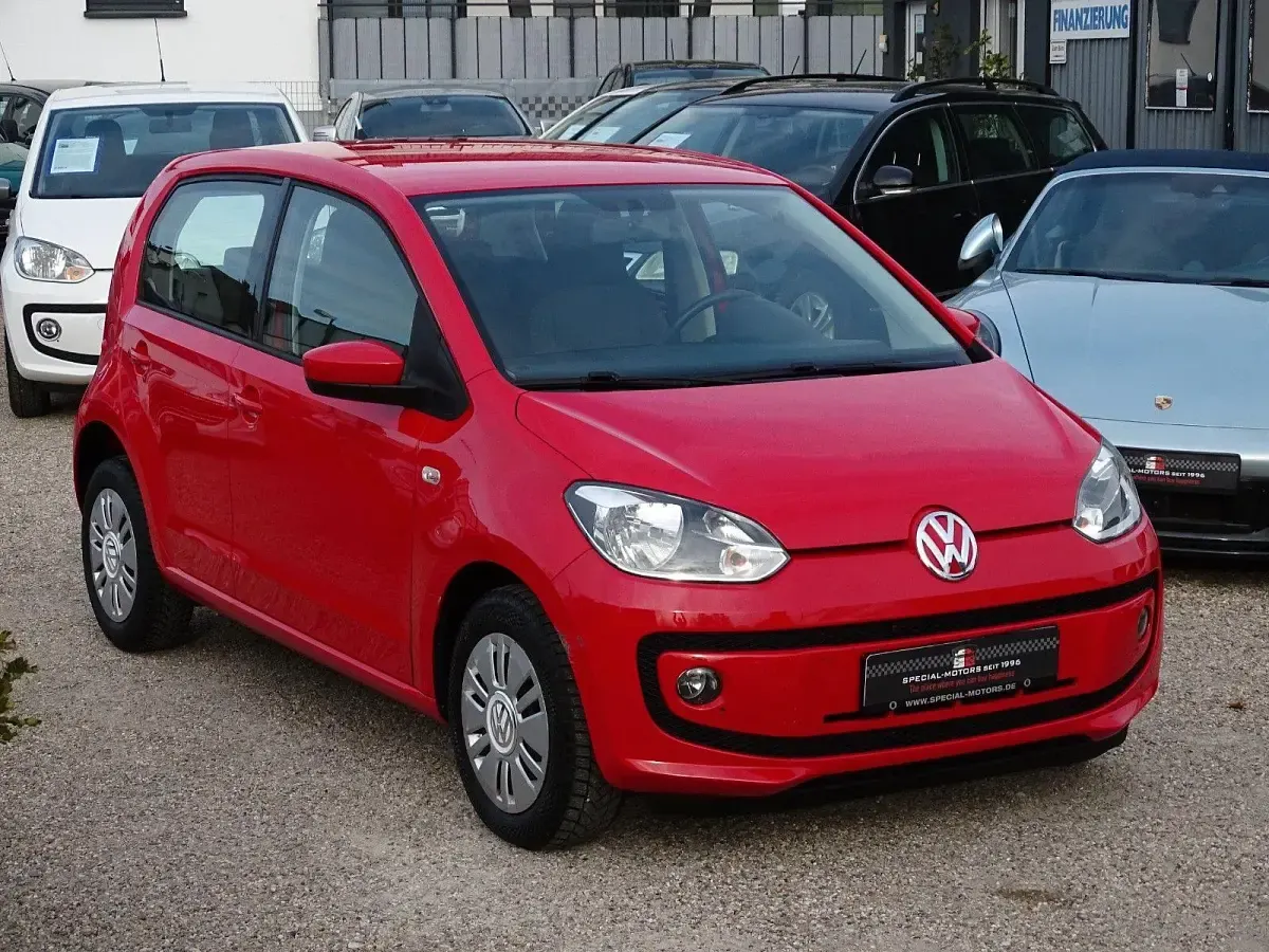 Używany VW up! move up! 60 KM (44 kW) 2013 Czerwony Hatchback