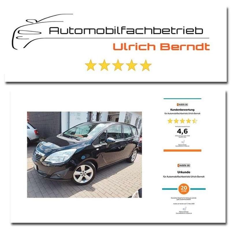 Schwarz Gebraucht 2010 Opel Meriva Design Edition Van / Kleinbus | 4.750 € (Fairer Preis) - Bild 1/2