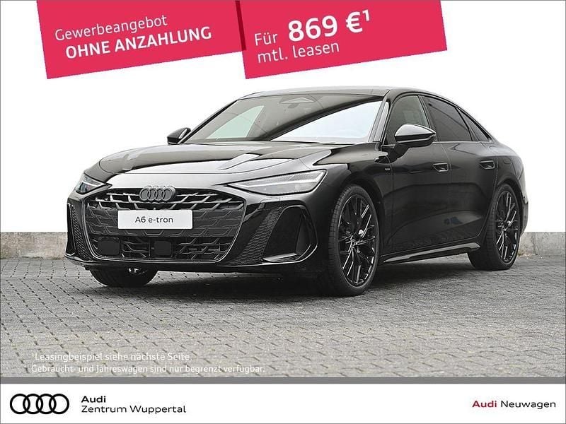 Mythosschwarz metallic Neu 2025 Audi A6 S-Line Limousine | 76.960 € (Guter Preis) - Bild 1/4