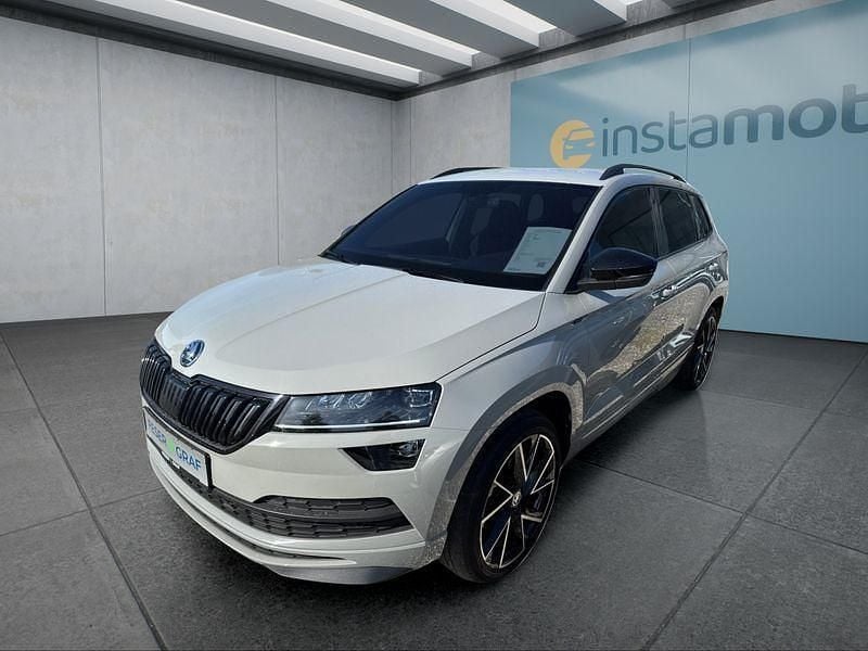 Grau Gebraucht 2021 Skoda Karoq SUV | 28.699 € (Guter Preis) - Bild 1/4