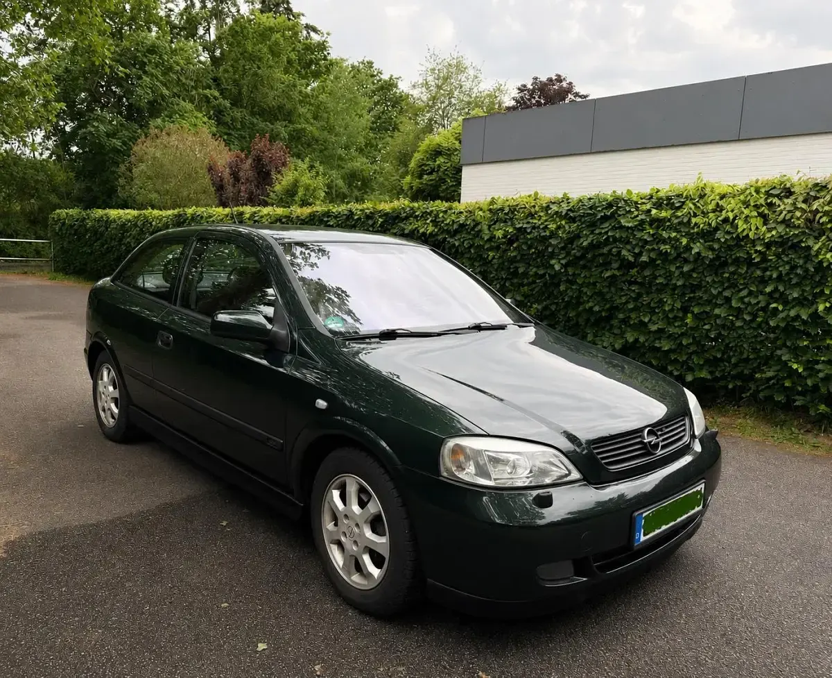 Usata Opel Astra 84 CV (61 kW) 2002 Verde Coupé