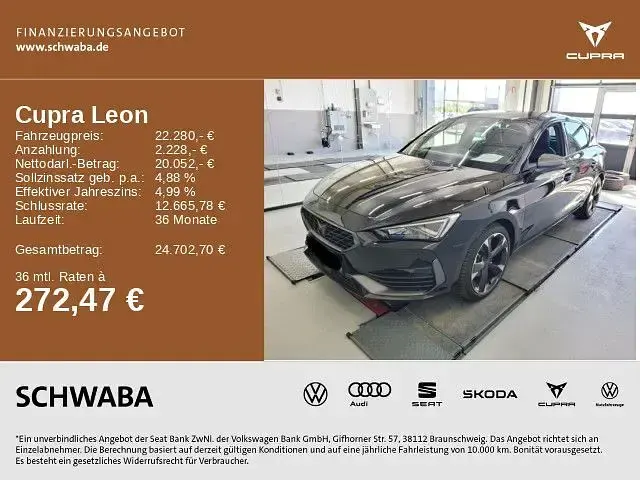 Occasion Cupra Leon 150 ch (110 kW) 2023 Noir Berline