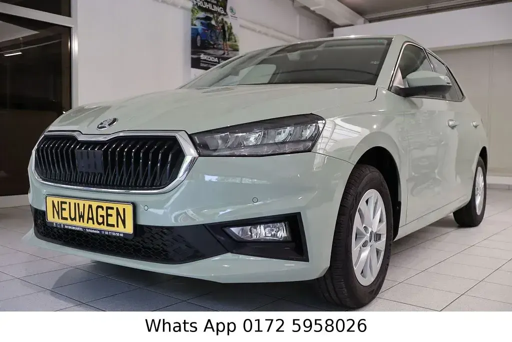 Neu Skoda Fabia Selection 95 PS (69 kW) 2026 Grün Kleinwagen