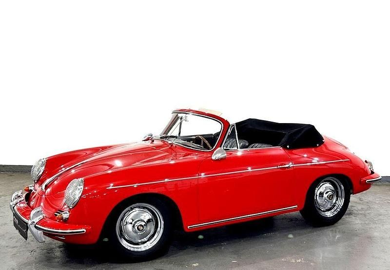 Rot Gebraucht 1960 Porsche 356 Cabrio | 129.800 € - Bild 1/4