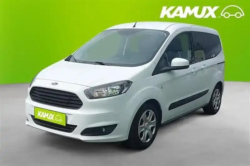 Gebraucht Ford Tourneo Courier 101 PS (74 kW) 2017 Weiß Van / Kleinbus