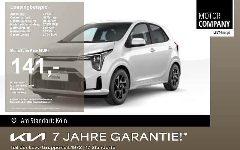 Schneeweiß Gebraucht 2024 Kia Picanto Vision Kleinwagen | 15.990 € - Bild 1/3