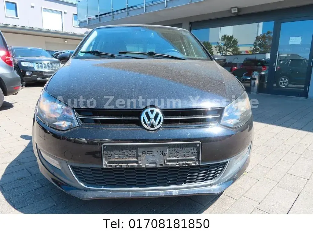 Gebraucht VW Polo Match 90 PS (66 kW) 2013 Schwarz Kleinwagen