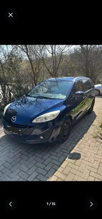 Brugt Mazda 5 Exclusive 145 HK (106 kW) 2009 Blå MPV