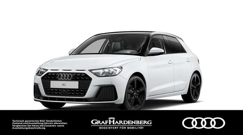 Gletscherweiß metallic Gebraucht 2025 Audi A1 Sportback Advanced Plus Kleinwagen | 30.980 € (Teuer) - Bild 1/4