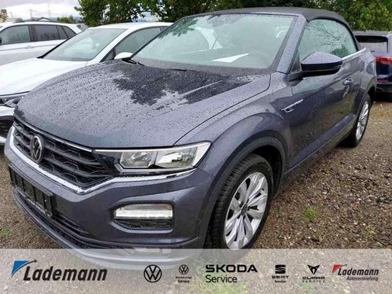 Rauchgrau Gebraucht 2021 VW T-Roc Cabriolet R-line Cabrio | 23.429 € (Guter Preis) - Bild 1/4