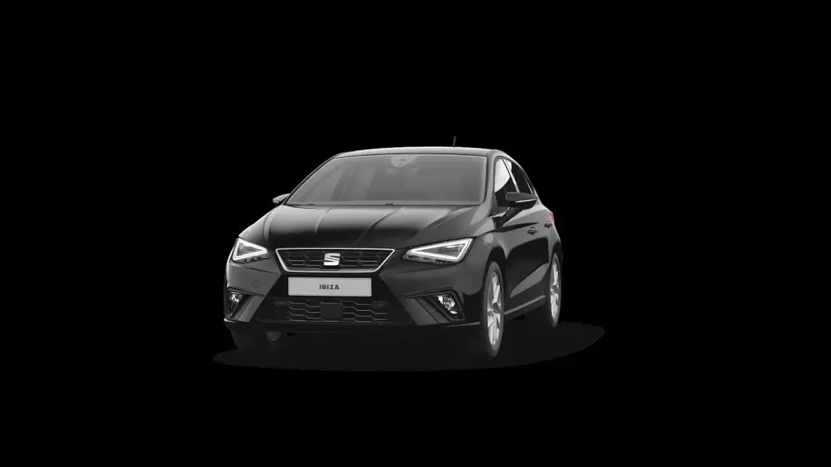 Neu Seat Ibiza FR 116 PS (85 kW) 2025 Midnight schwarz metallic Kleinwagen