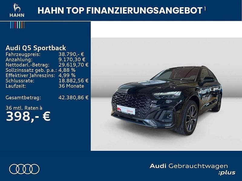 Gebraucht Audi Q5 S-Line 367 PS (269 kW) 2022 Mythosschwarz metallic SUV