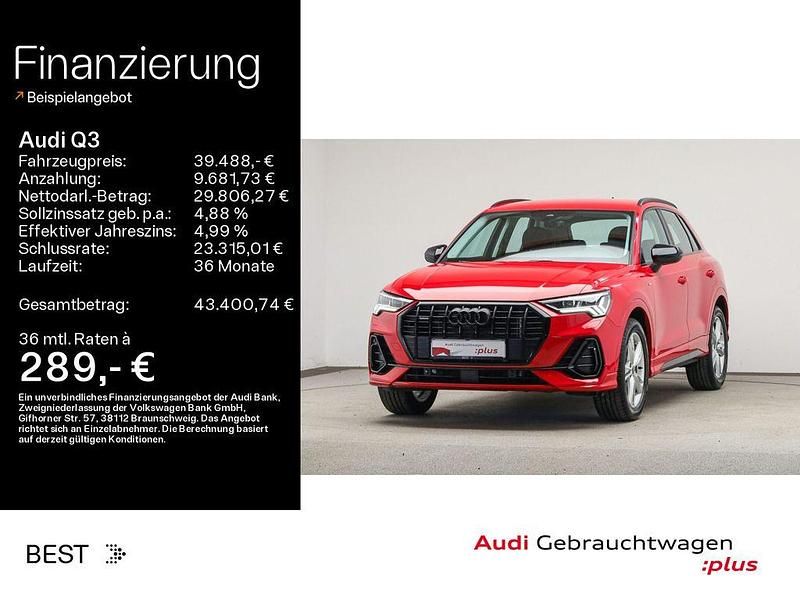Gebraucht Audi Q3 S-Line 190 PS (139 kW) 2023 Tangorot metallic SUV