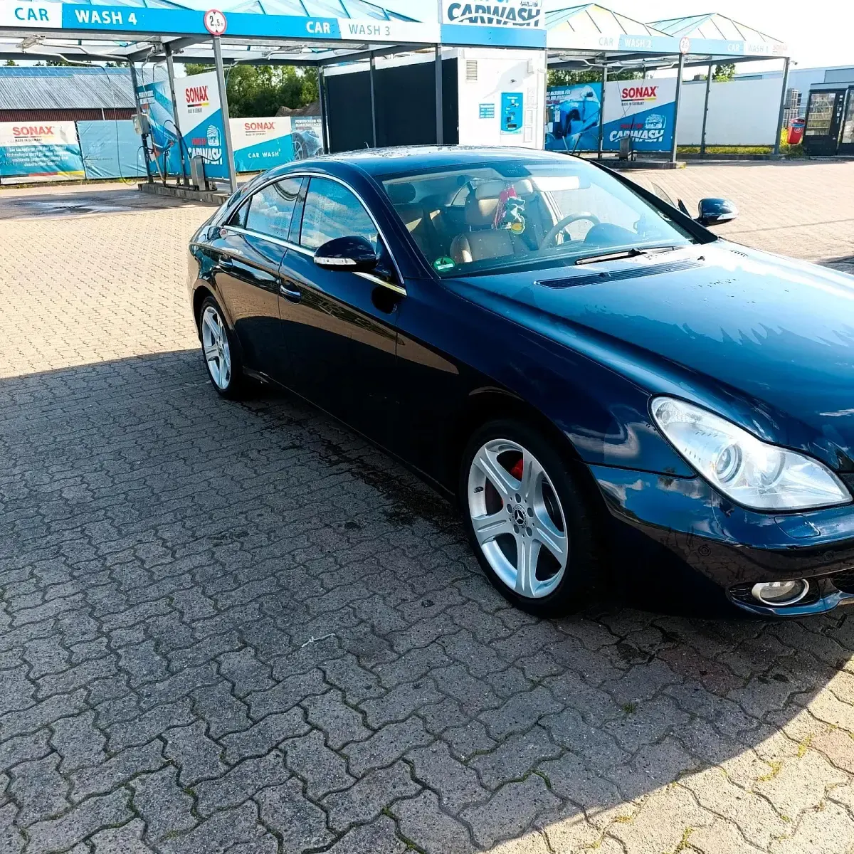 Gebraucht Mercedes CLS320 240 PS (176 kW) 2007 Blau Coupé