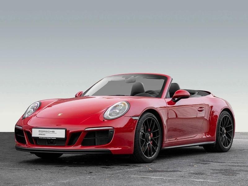 Rot Gebraucht 2018 Porsche 911 Carrera 4 GTS Cabrio | 134.300 € (Fairer Preis) - Bild 1/4