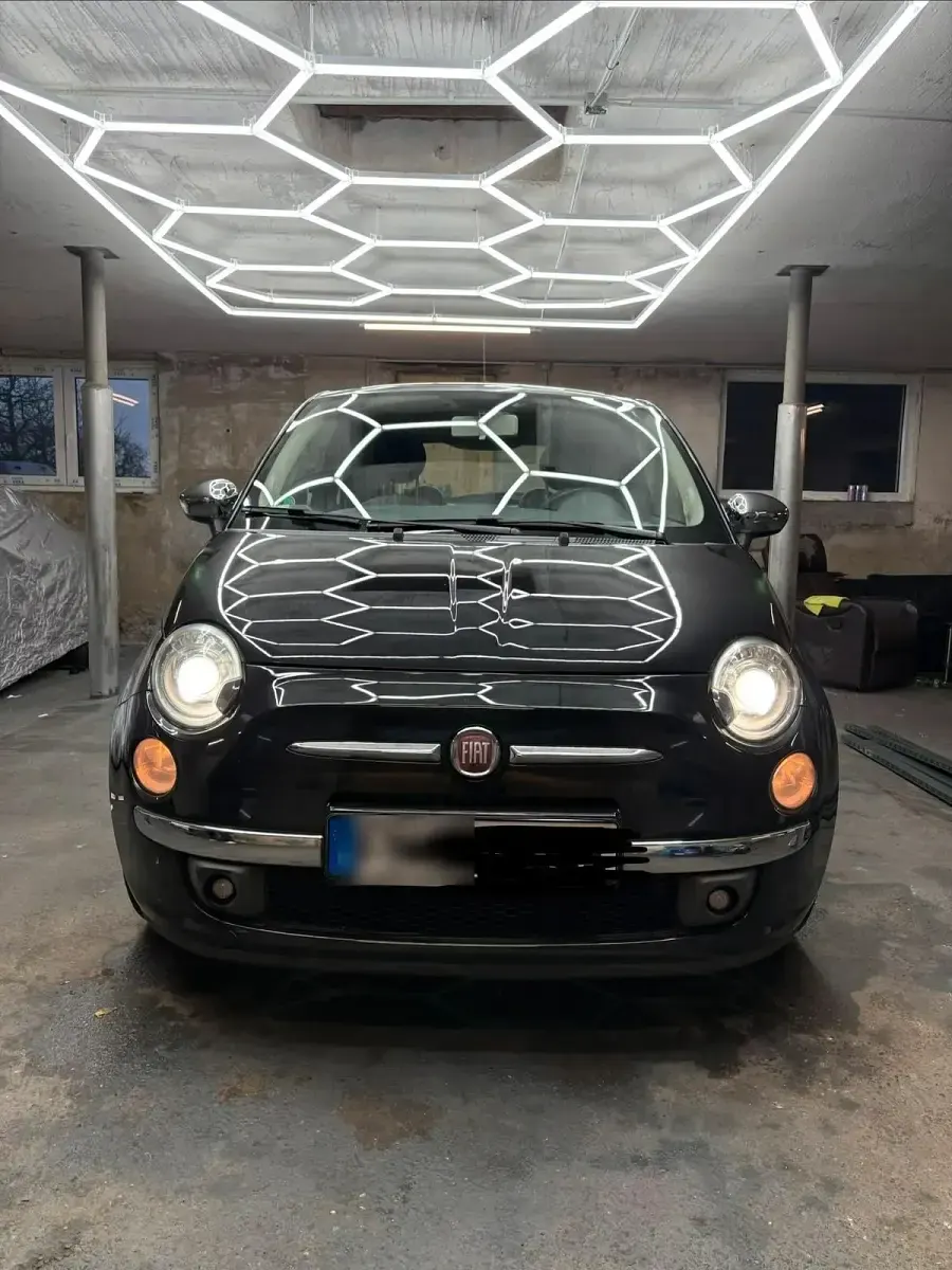 Gebraucht Fiat 500 69 PS (50 kW) 2010 Schwarz Kleinwagen