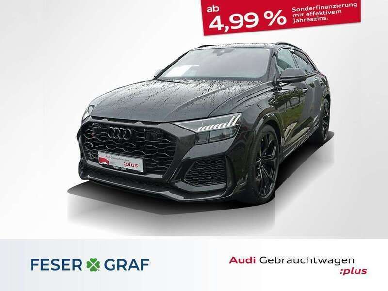 Mythosschwarz metallic Gebraucht 2023 Audi RS Q8 Ambiente SUV | 117.880 € (Guter Preis) - Bild 1/4