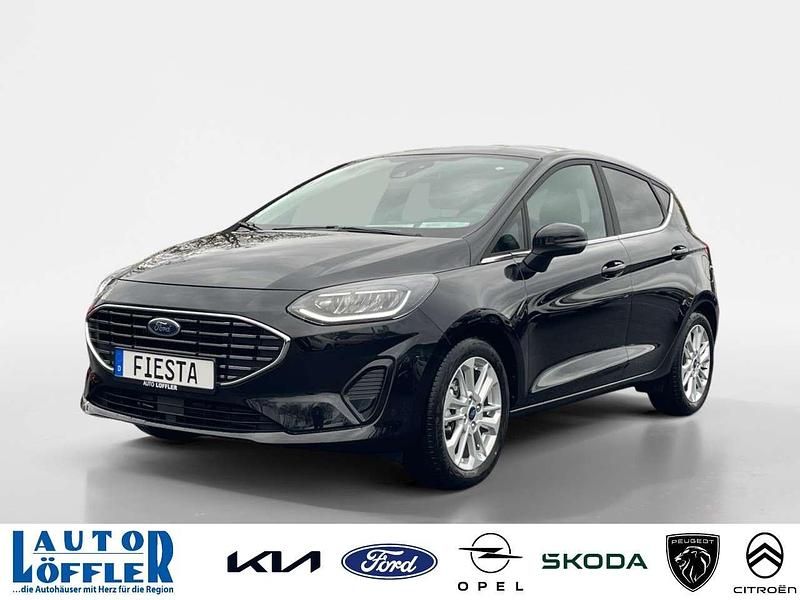 Gebraucht Ford Fiesta Titanium 125 PS (91 kW) 2023 Agate black metallic (schwarz) (metallic) Kleinwagen