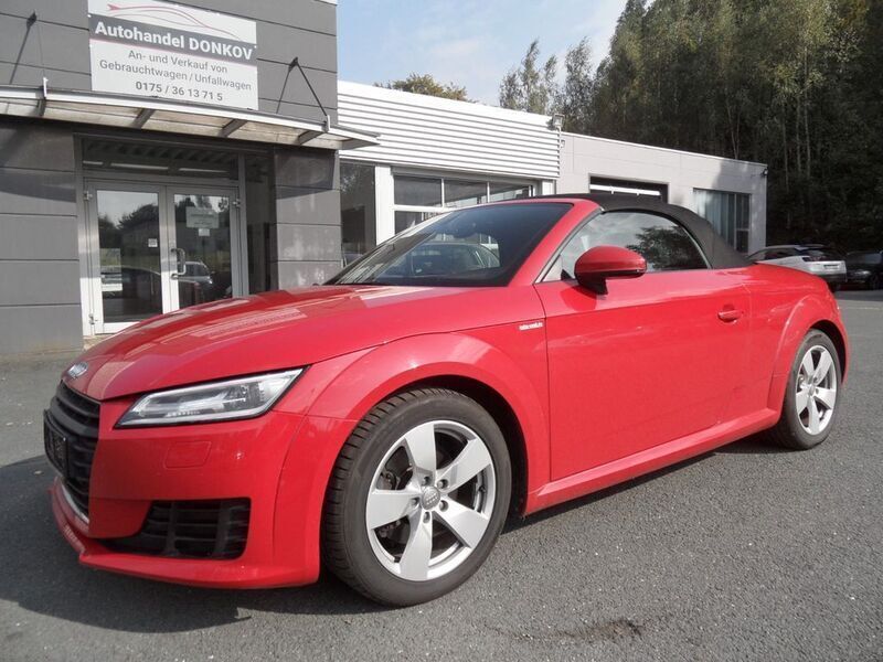 Rot Gebraucht 2016 Audi TT Roadster Comfort Cabrio | 14.900 € (Fairer Preis) - Bild 1/4