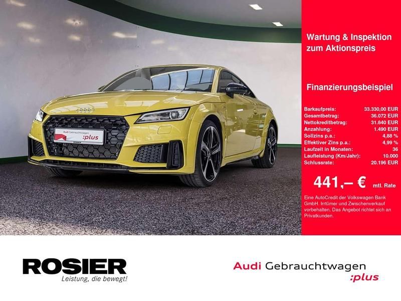 Gebraucht Audi TT S-Line 197 PS (144 kW) 2022 Gelb / pythongelb Coupé