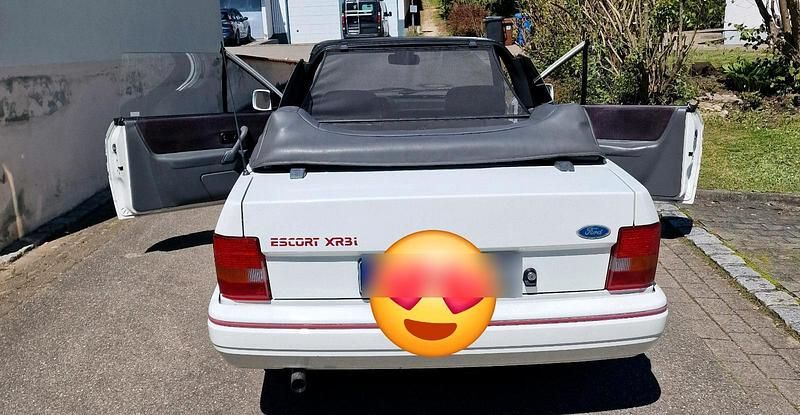 Gebraucht Ford Escort Cabriolet 90 PS (66 kW) 1987 Weiß Cabrio