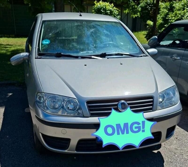 Silber Gebraucht 2003 Fiat Punto Kleinwagen | 450 € (Superpreis) - Bild 1/4