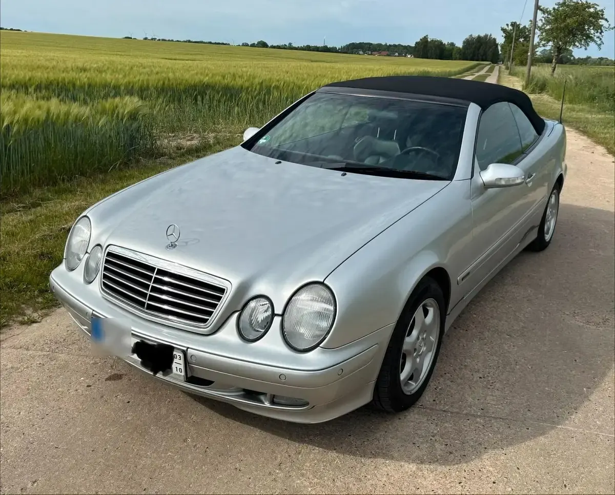 Gebraucht Mercedes CLK200 Elegance 136 PS (100 kW) 1999 Silber Cabrio