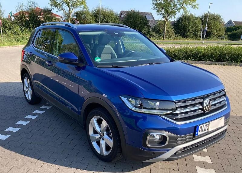 Blau Gebraucht 2023 VW T-Cross Style SUV | 22.499 € (Fairer Preis) - Bild 1/4
