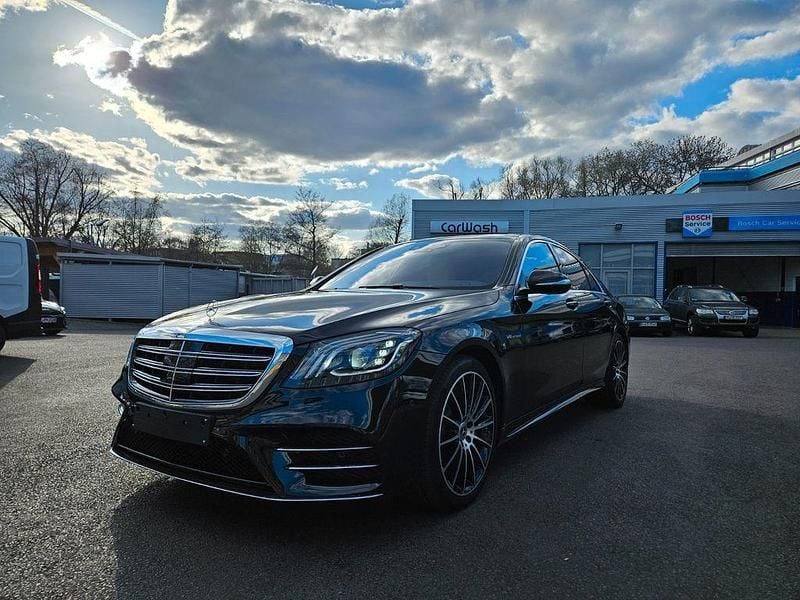 Obsidianschwarz metalliclack (metallic) Gebraucht 2019 Mercedes S560 Limousine | 69.990 € (Superpreis) - Bild 1/4