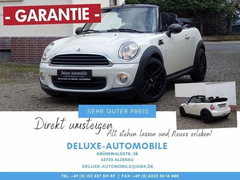 Weiß Gebraucht 2014 Mini One Cabriolet Cabrio | 10.500 € (Fairer Preis) - Bild 1/4