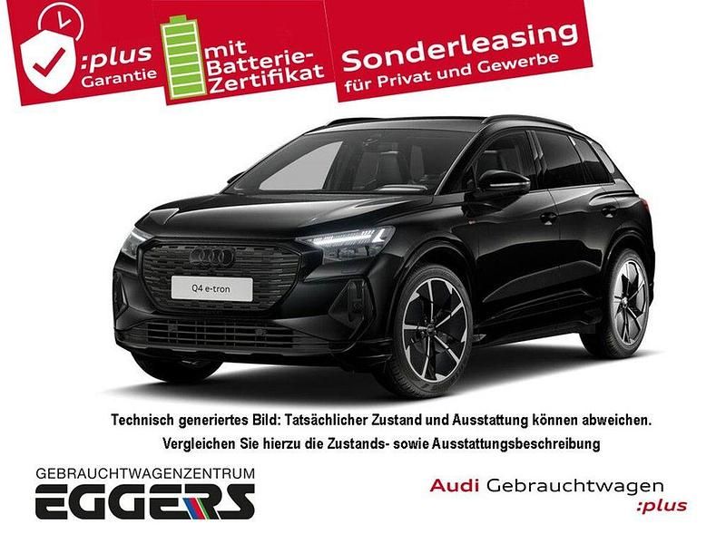 Schwarz Gebraucht 2025 Audi Q4 e-tron S-Line SUV | 52.490 € (Etwas zu teuer) - Bild 1/4