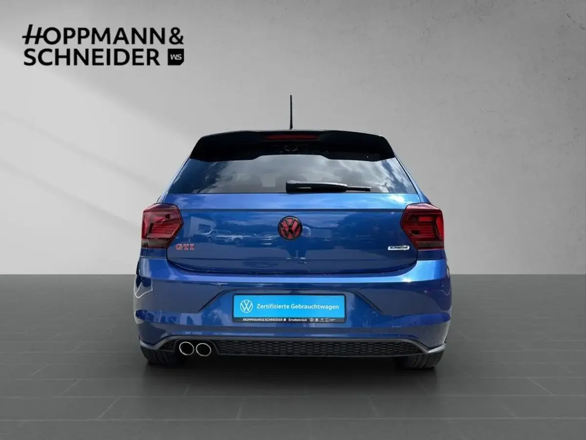 Gebraucht VW Polo GTI 200 PS (147 kW) 2019 Reef blue metallic (metallic) Kleinwagen