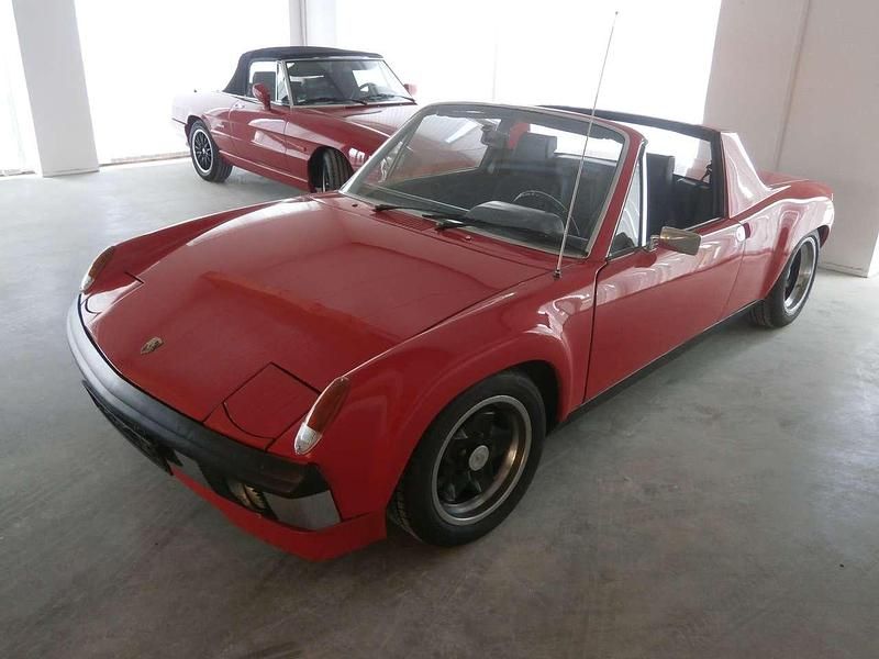 Rot Gebraucht 1972 Porsche 914 Cabrio | 26.500 € - Bild 1/4