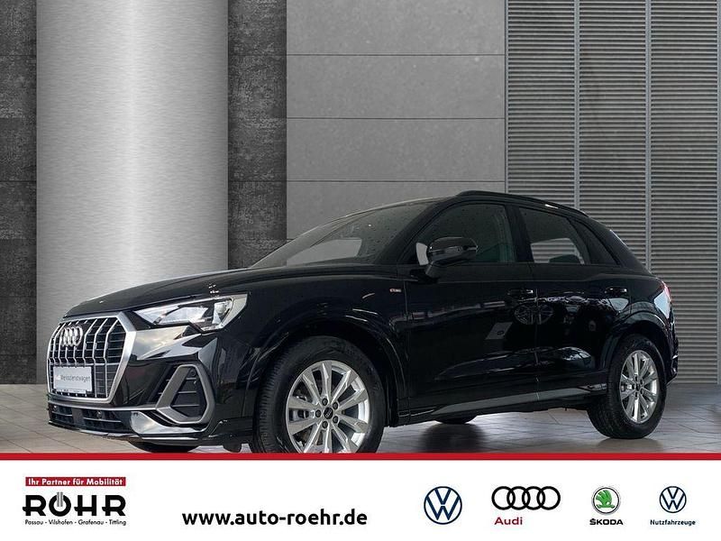 Mythosschwarz metallic Gebraucht 2024 Audi Q3 S-Line SUV | 43.677 € (Fairer Preis) - Bild 1/4