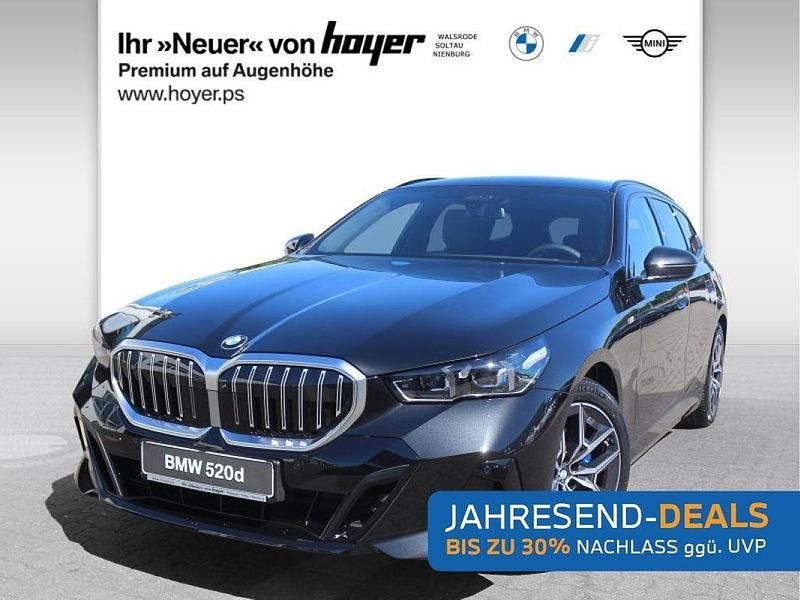 Schwarz Gebraucht 2024 BMW 520 M Sport Kombi | 59.890 € - Bild 1/4