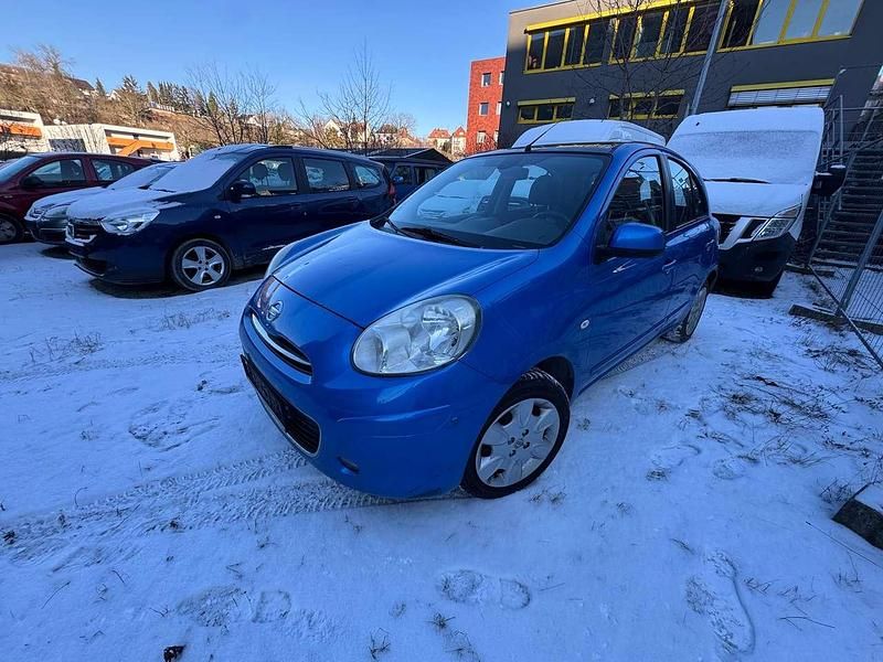 Gebraucht Nissan Micra Tekna 98 PS (72 kW) 2011 Active blue metallic Kleinwagen