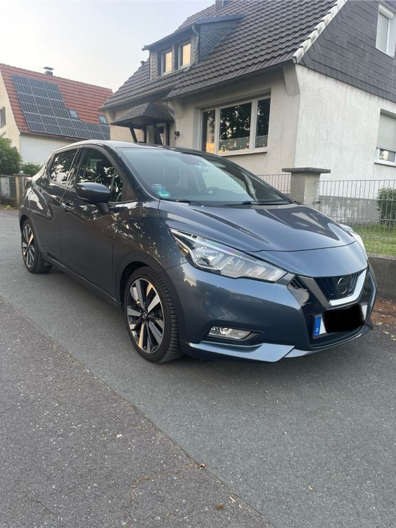 Grau Gebraucht 2019 Nissan Micra Tekna Kleinwagen | 10.700 € (Guter Preis) - Bild 1/4