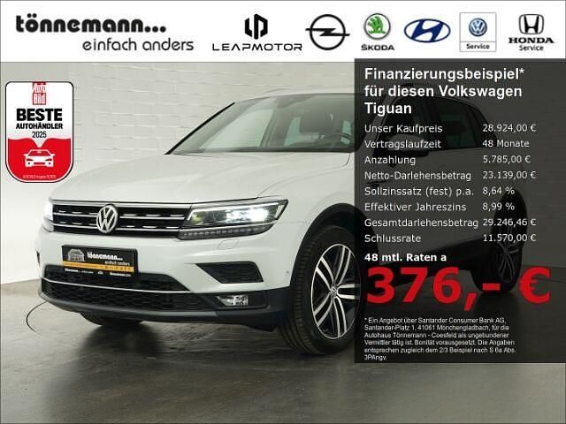 Weiss Gebraucht 2019 VW Tiguan Highline SUV | 28.924 € (Fairer Preis) - Bild 1/4