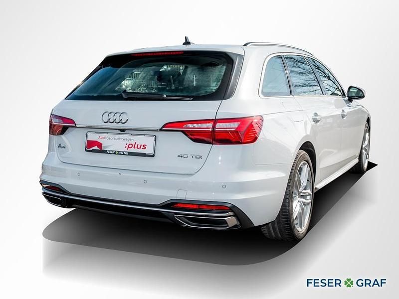 Gebraucht Audi A4 Advanced Plus 204 PS (150 kW) 2023 Gletscherweiß metallic Kombi