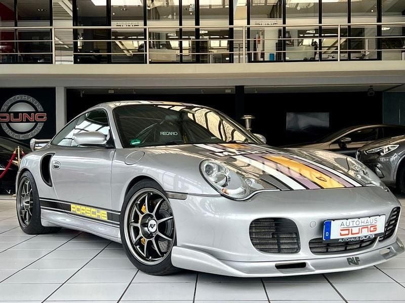 Silber Gebraucht 2003 Porsche 996 Turbo Coupé | 99.000 € - Bild 1/4
