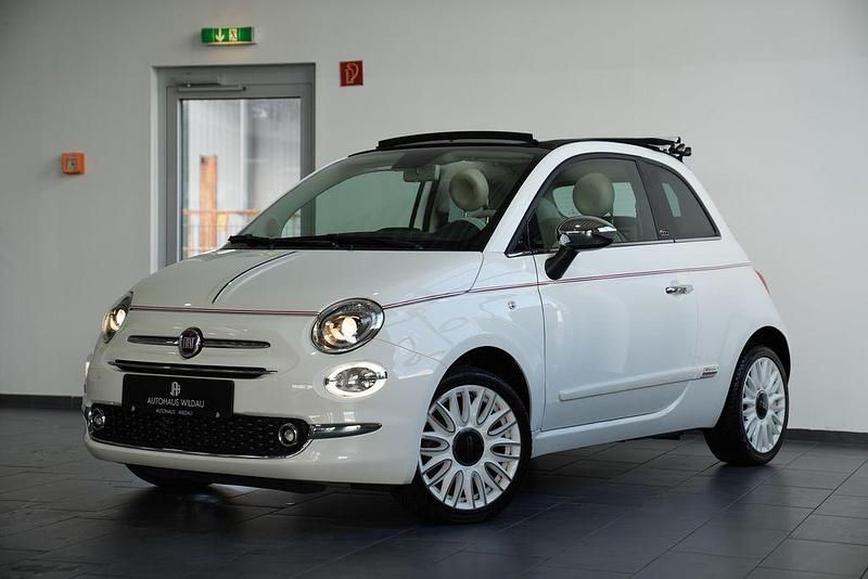 Colore esterno (gelato weiss) Gebraucht 2020 Fiat 500C Dolcevita Cabrio | 18.990 € (Teuer) - Bild 1/4