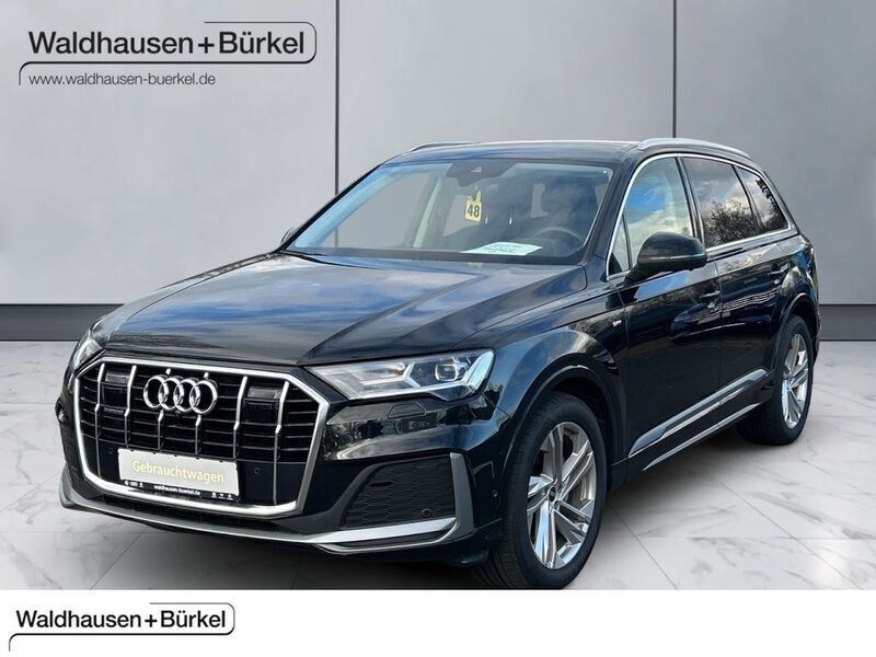 Schwarz Gebraucht 2022 Audi Q7 S-Line SUV | 58.990 € (Fairer Preis) - Bild 1/4